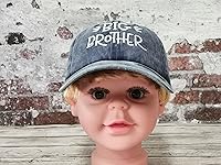 Vista 12 de Hepandy Embroidered Big Brother Hats Hermano mayor (gris lavado)