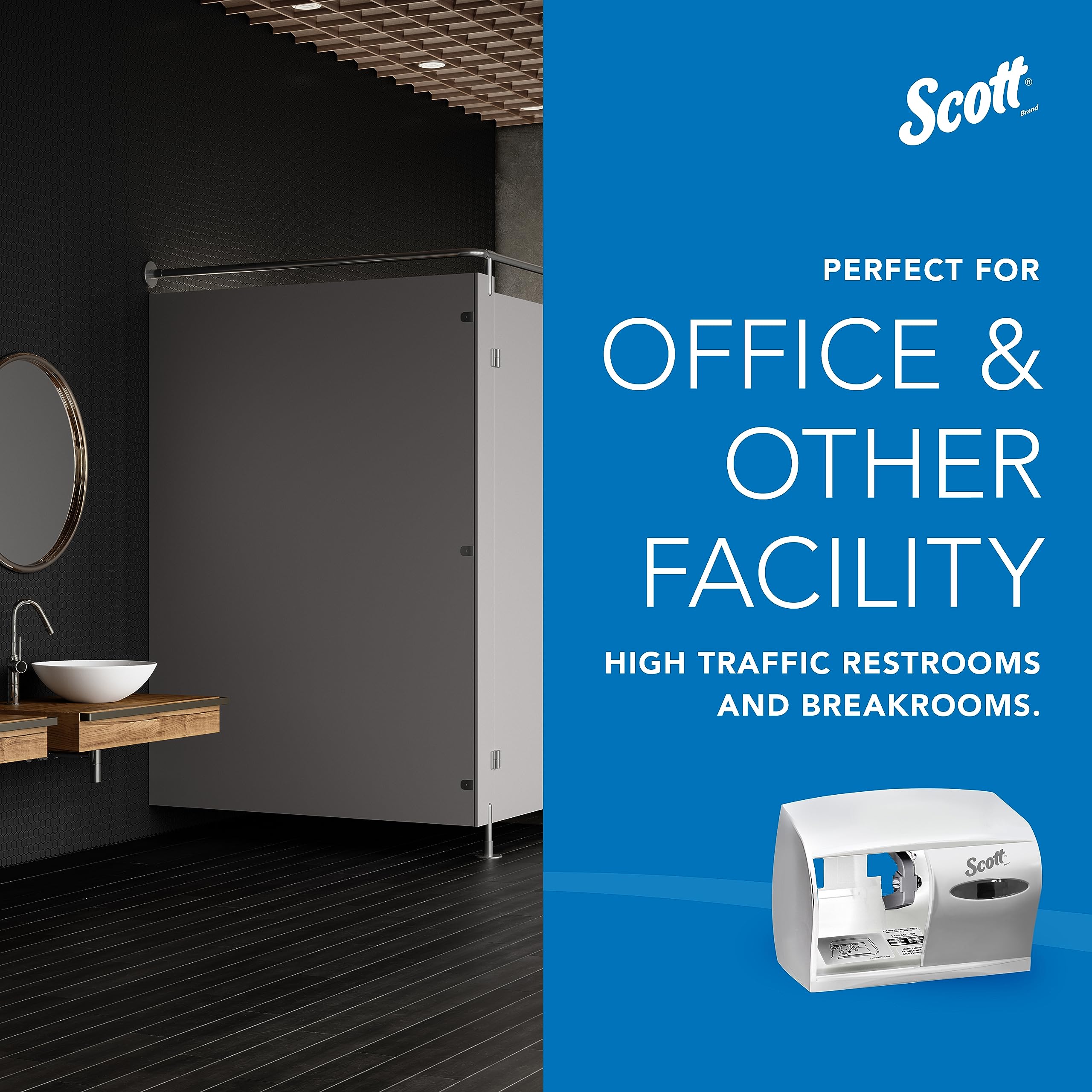 Scott Professional Coreless Standard Roll Toilet Paper Dispenser (09605) thumbnail 9