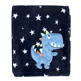 Plush Fleece Throw and Receiving Baby Blankets for Boys and Girls 30x36 (Woodland Bear)