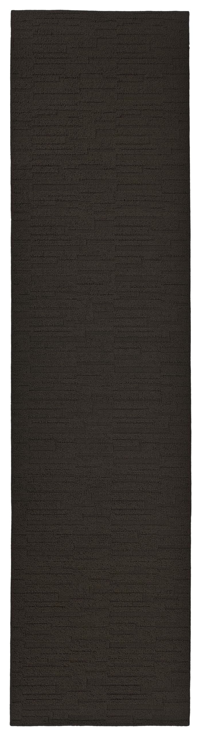 Garland RugBrentwood Pixel 3 ft. x 12 ft. Area Rug Mocha