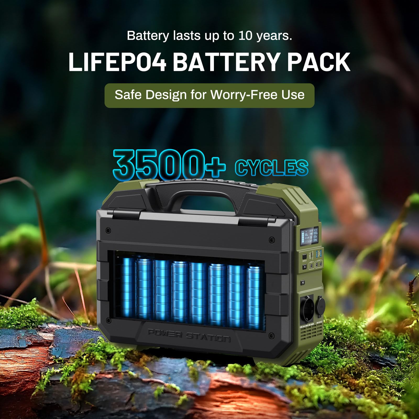 Station d'alimentation Portable De 1600 W avec Panneau Solaire Intégré,USB-C Pd De 100 W,Générateur Solaire pour Le Camping,L'alimentation De Secours à Domicile Et Les Situations d'urgence