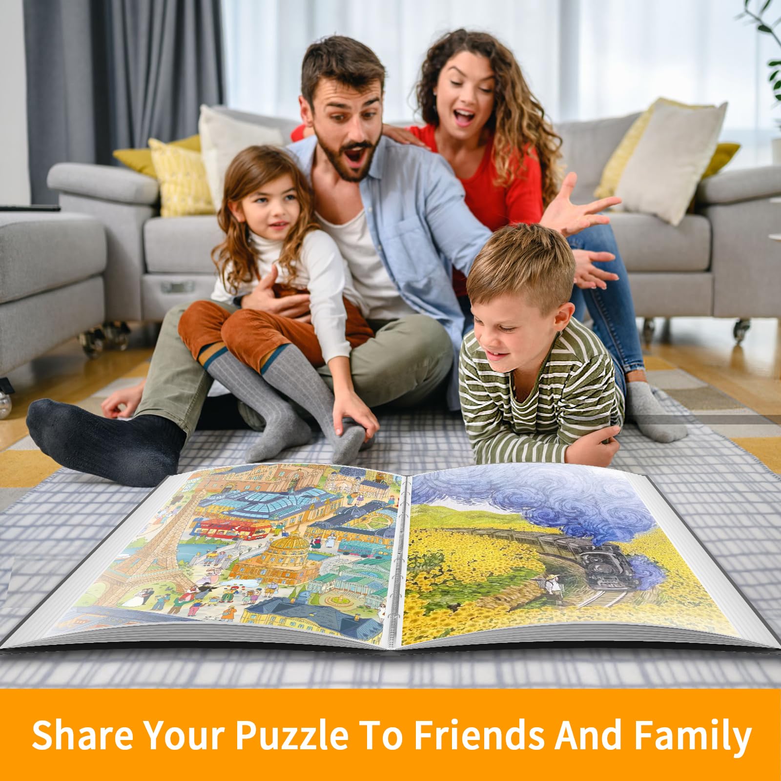 pegmap セット Metionga Jigsaw Accessories Puzzle Storage Folder for 1000 Pieces