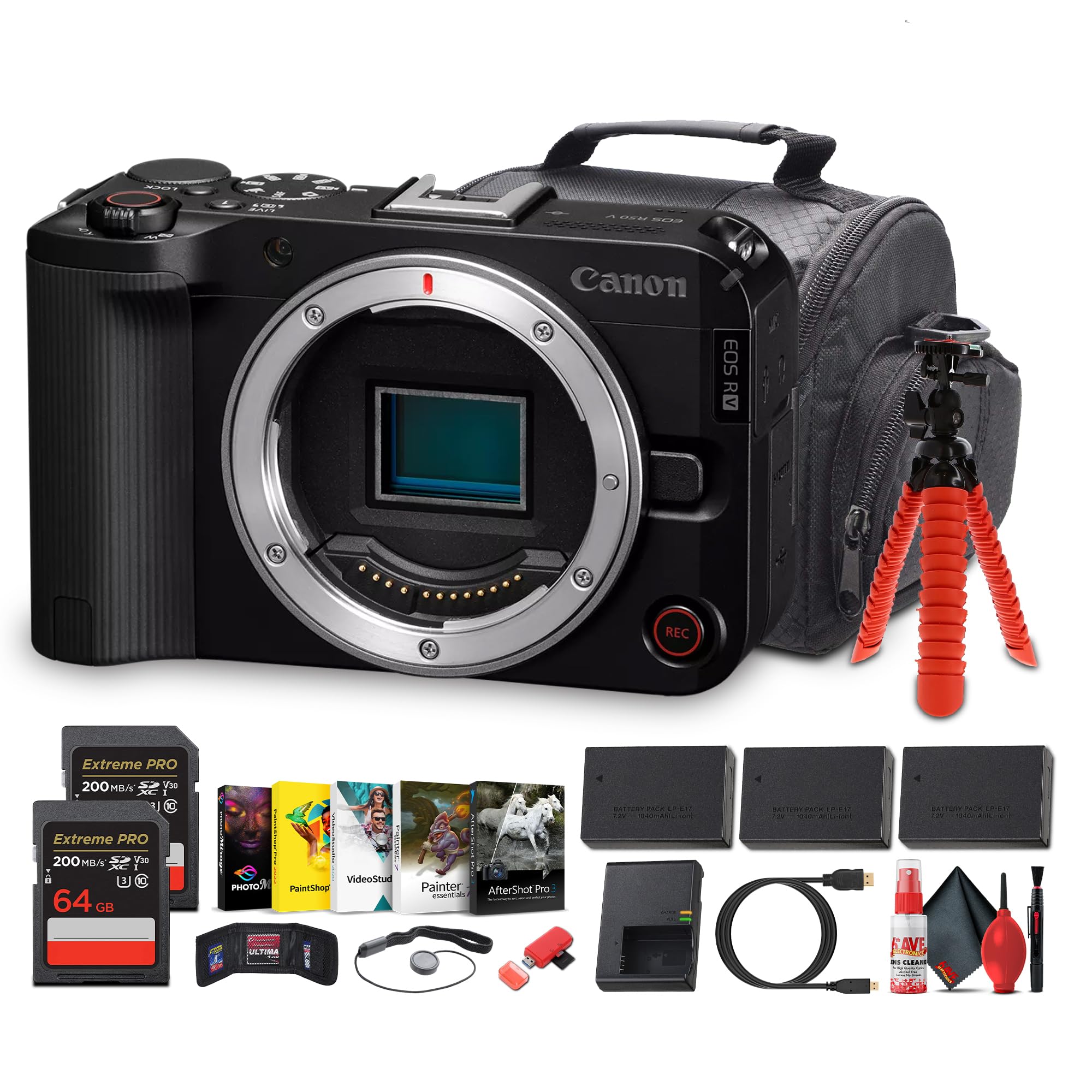 Amazon.com: Canon EOS R50 V Mirrorless Camera (6895C002) | 24.2MP
