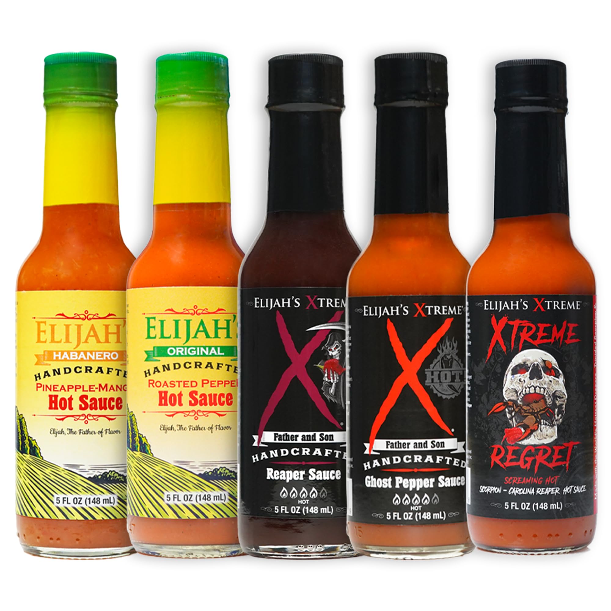 Amazon.com : Elijah's Xtreme Hot Sauce Gift Sets - 5 Pack Award