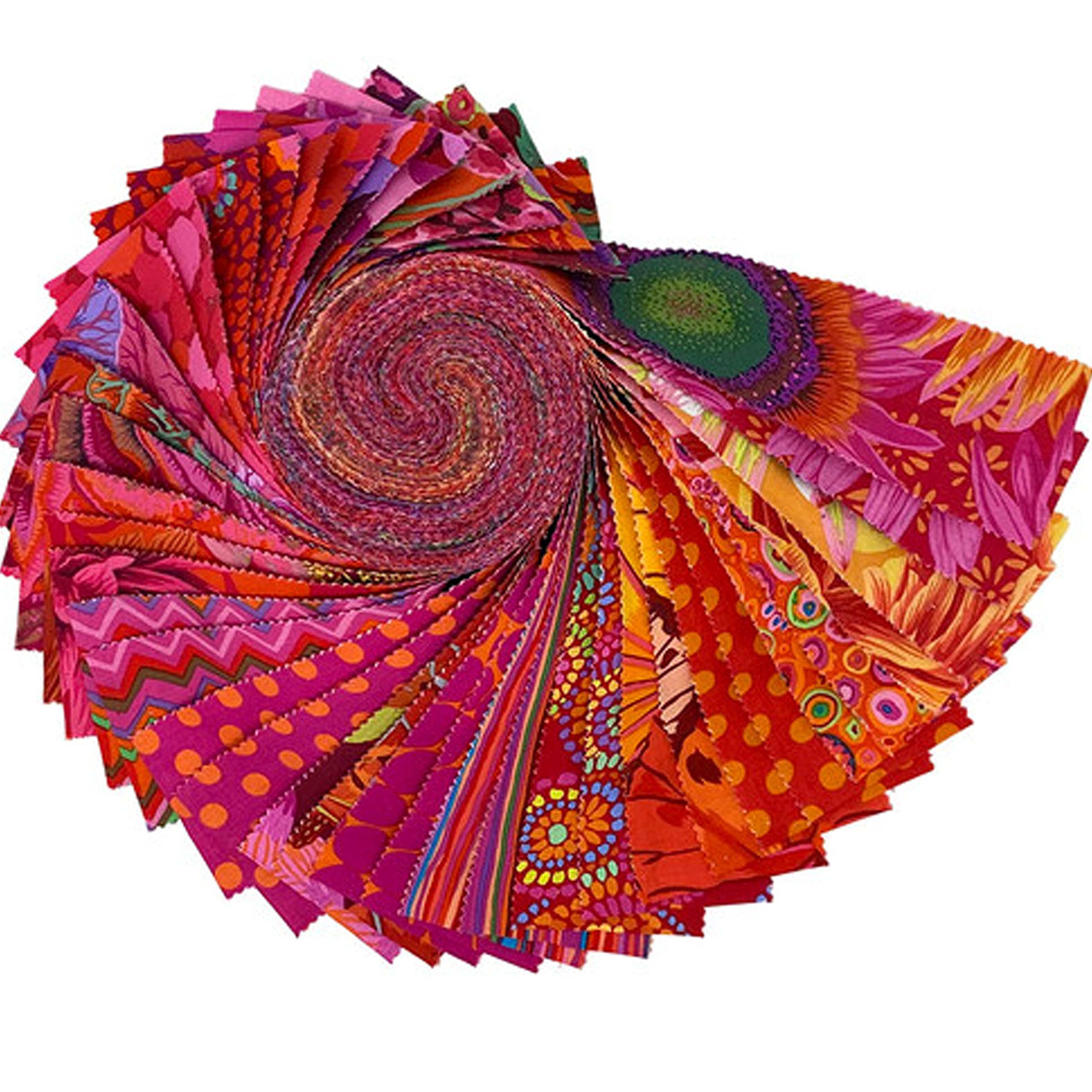 Kaffe Fassett Collective Classics Plus Vineyard Design Roll 40 2.5-inch Strips FreeSpirit