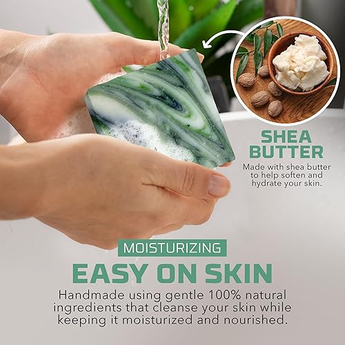 Miniatura 4 de Jabón en barra natural para hombres, jabón vegano procesado en frío con glicerina para el cuidado de la piel, regalos de Acción de Gracias o