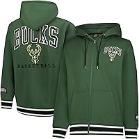Vista 9 de Ultra Game Chaqueta con capucha oficial de la NBA Super Soft MVP con cremallera completa para hombre