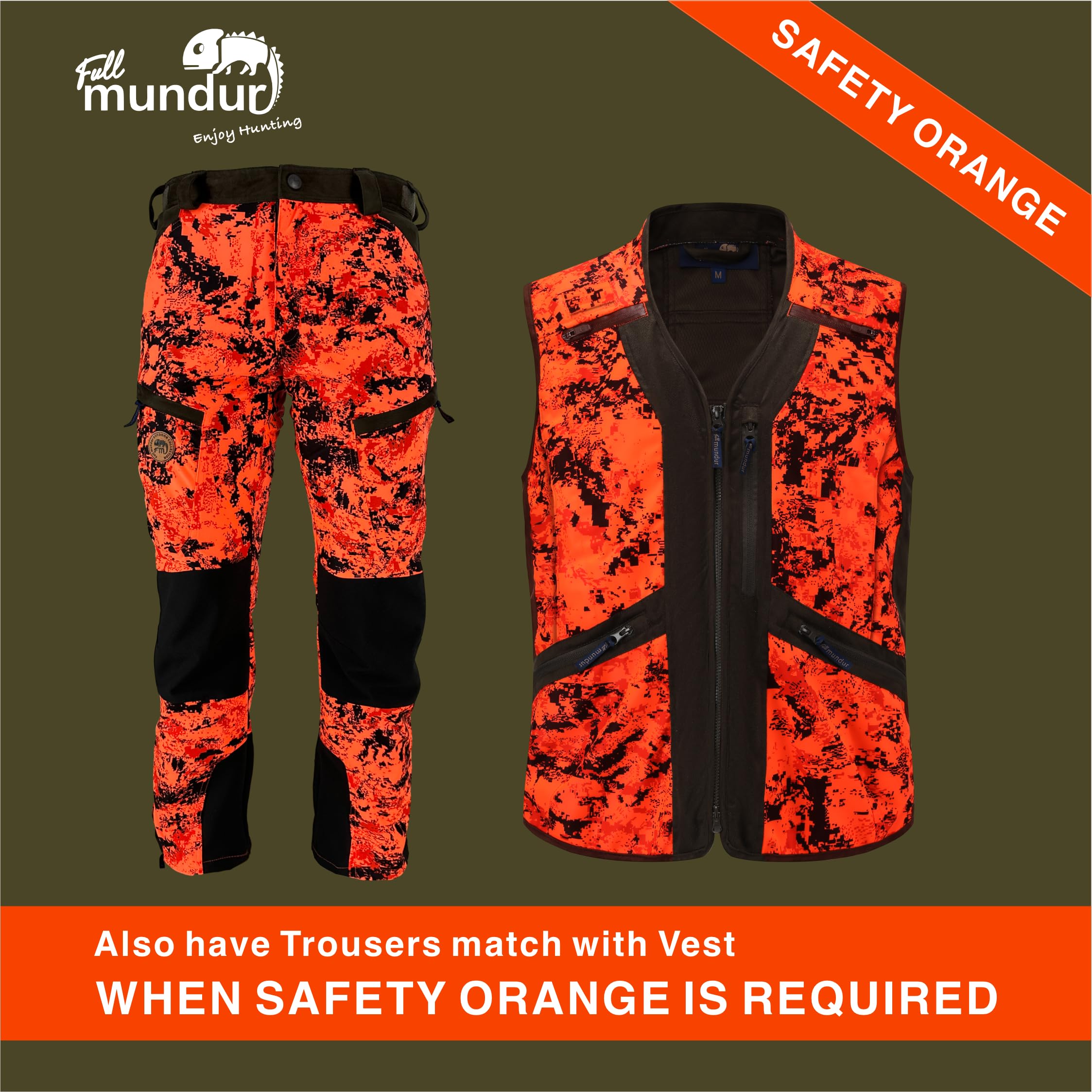 Gilet de chasse de sécurité gilet léger pour adultes unisexe