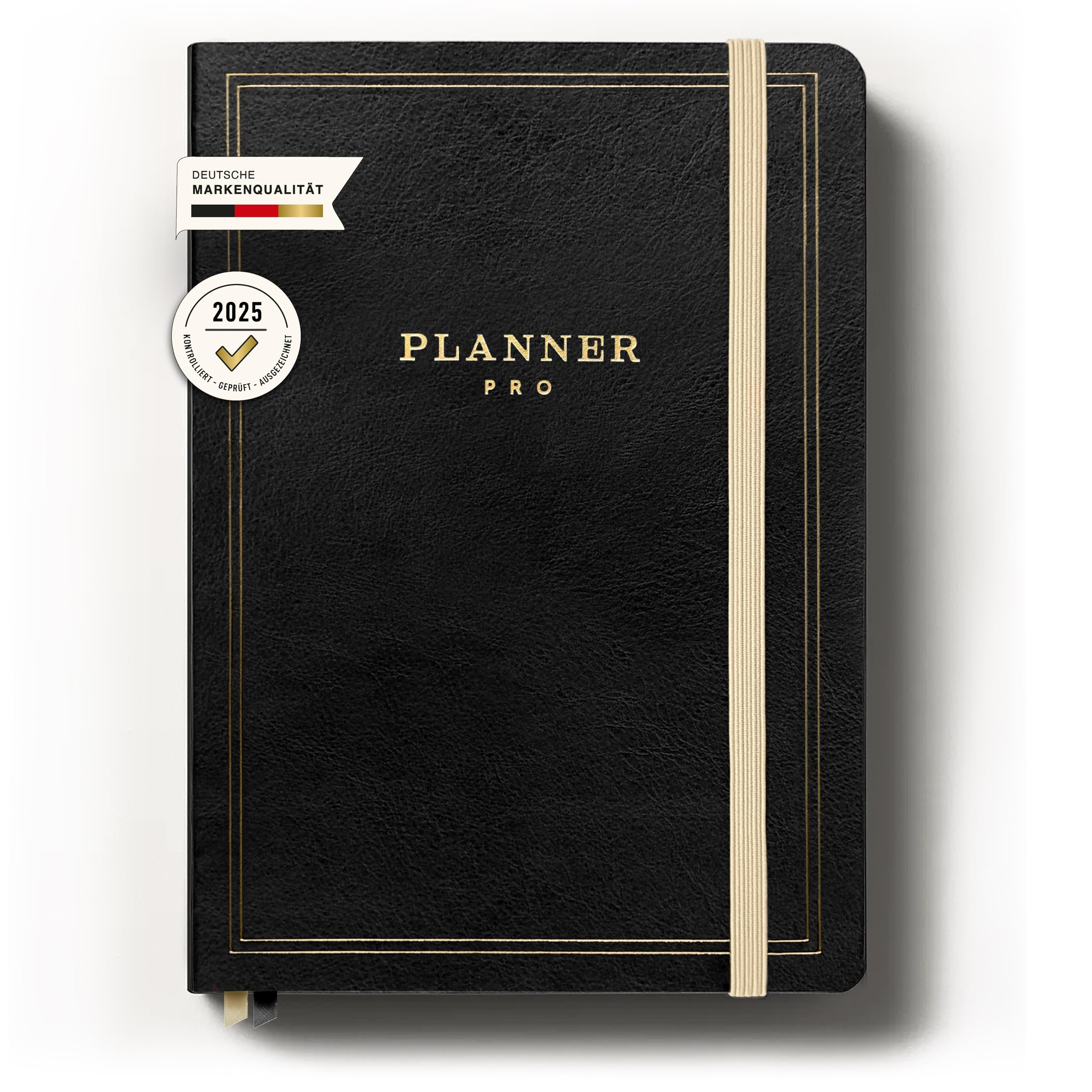 NORTHERN NOTES Planner A5 - Premium Soft Cover Made of Faux Leather Undated Daily, Weekly & Monthly Planning. More Focus, Productivity & Clarity for Your Year
