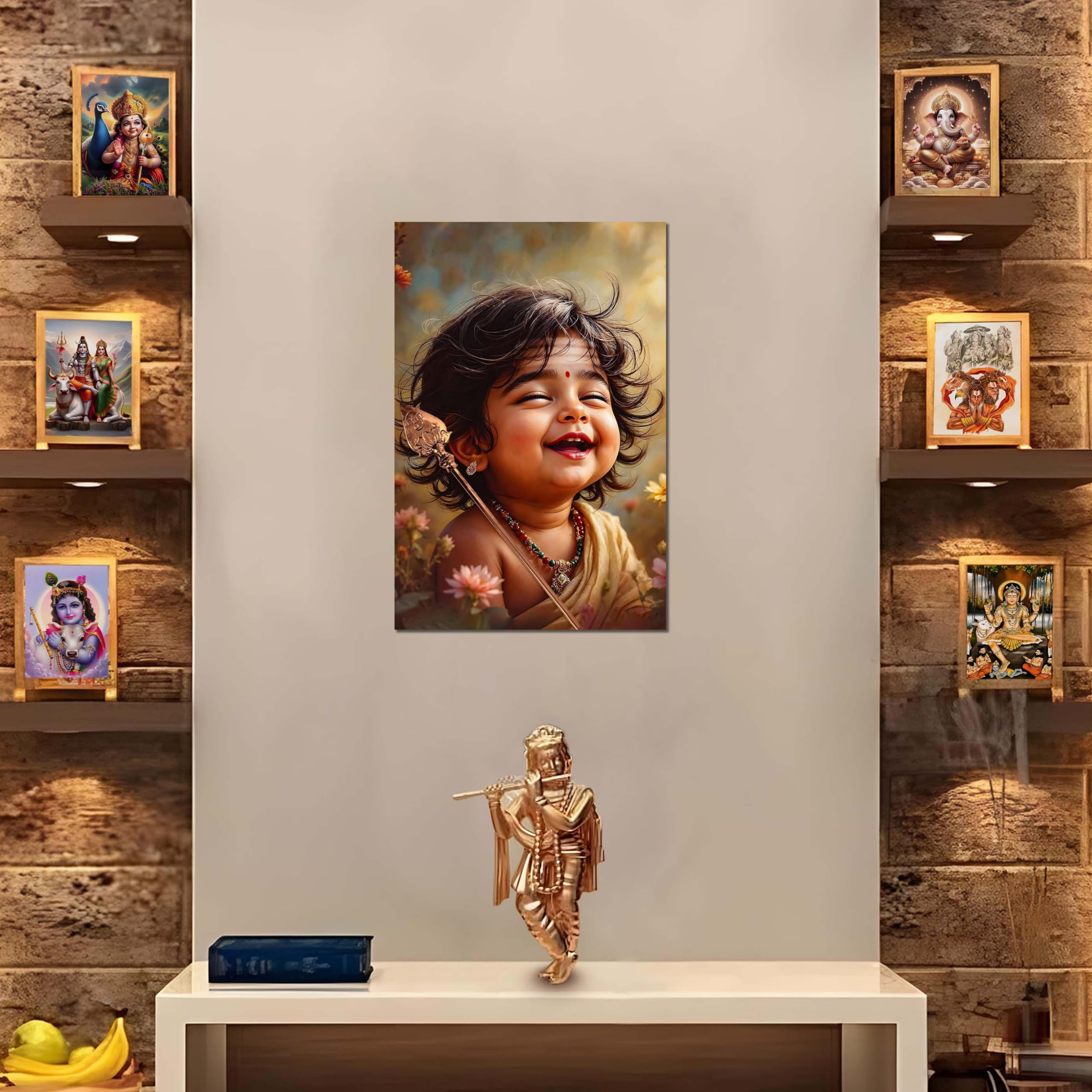Lord Murugan Posters - Cute Baby Murugan Wall Art -4