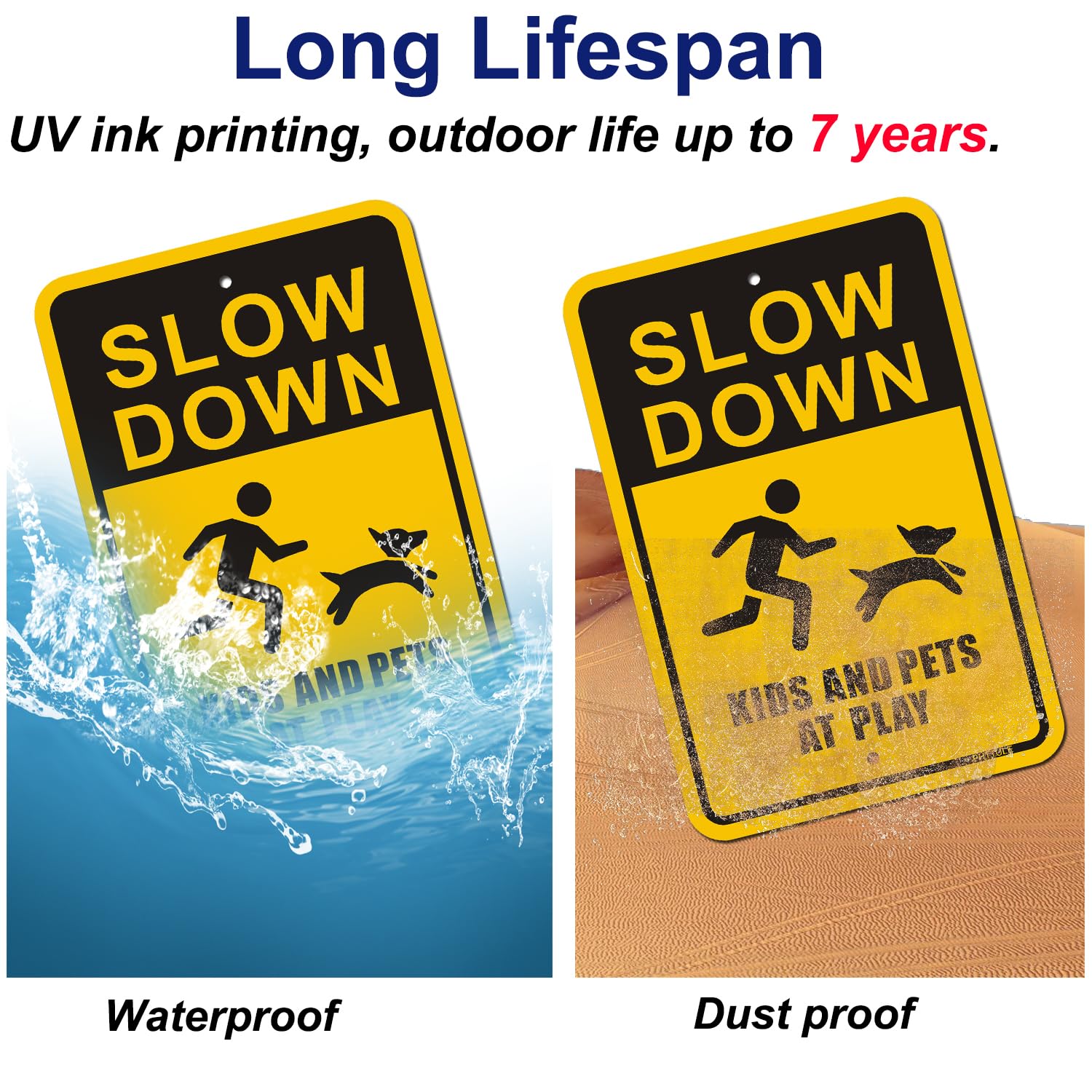 Slow Down Kids And Pets At Play Sign - Claim Your 10% Discount - View #12
