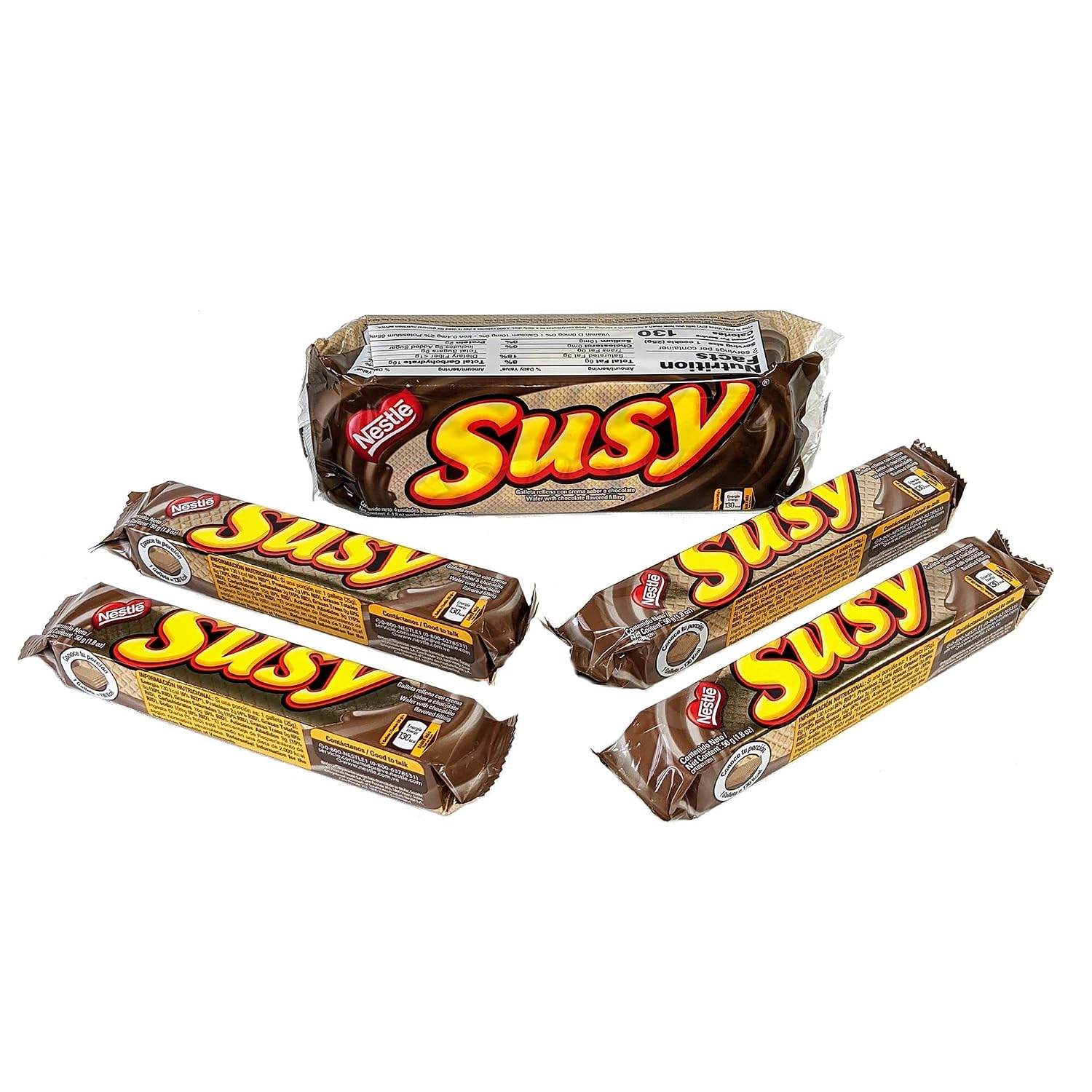 4 Pack Nestle Susy Maxi Galleta Rellena De Chocolate 50grs each
