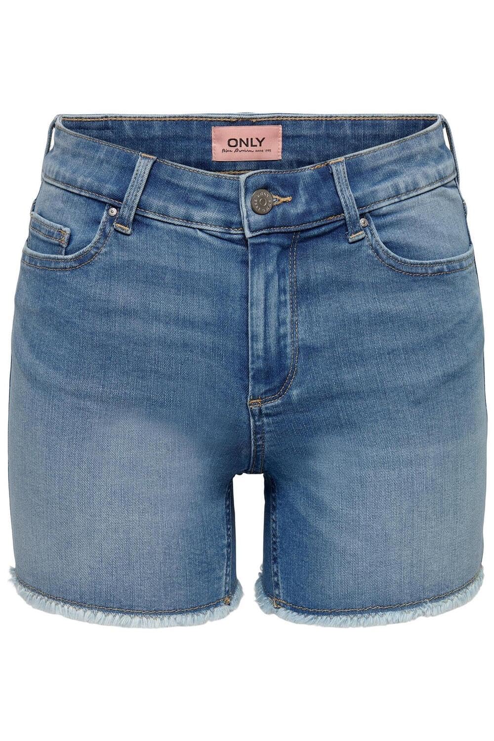 ONLY Denim Shorts ONLBLUSH Mid Waist Regular Fit Shorts