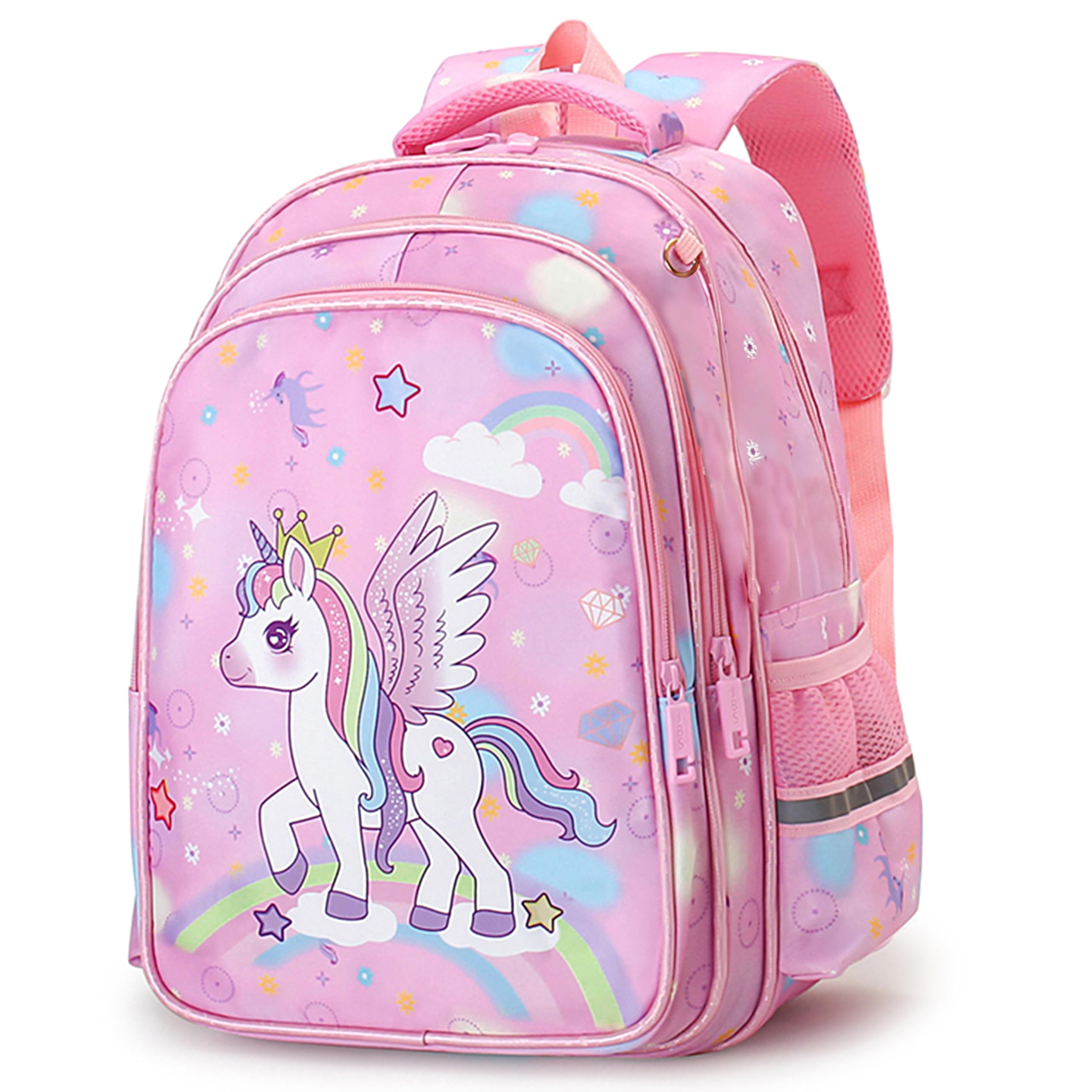 Backpack for Kids Girls, Sturdy and Water-Resistant, Ideal Backpack for 4-7 Year Young Boys and Girls, Great for Birthdays & Diwali Gifts