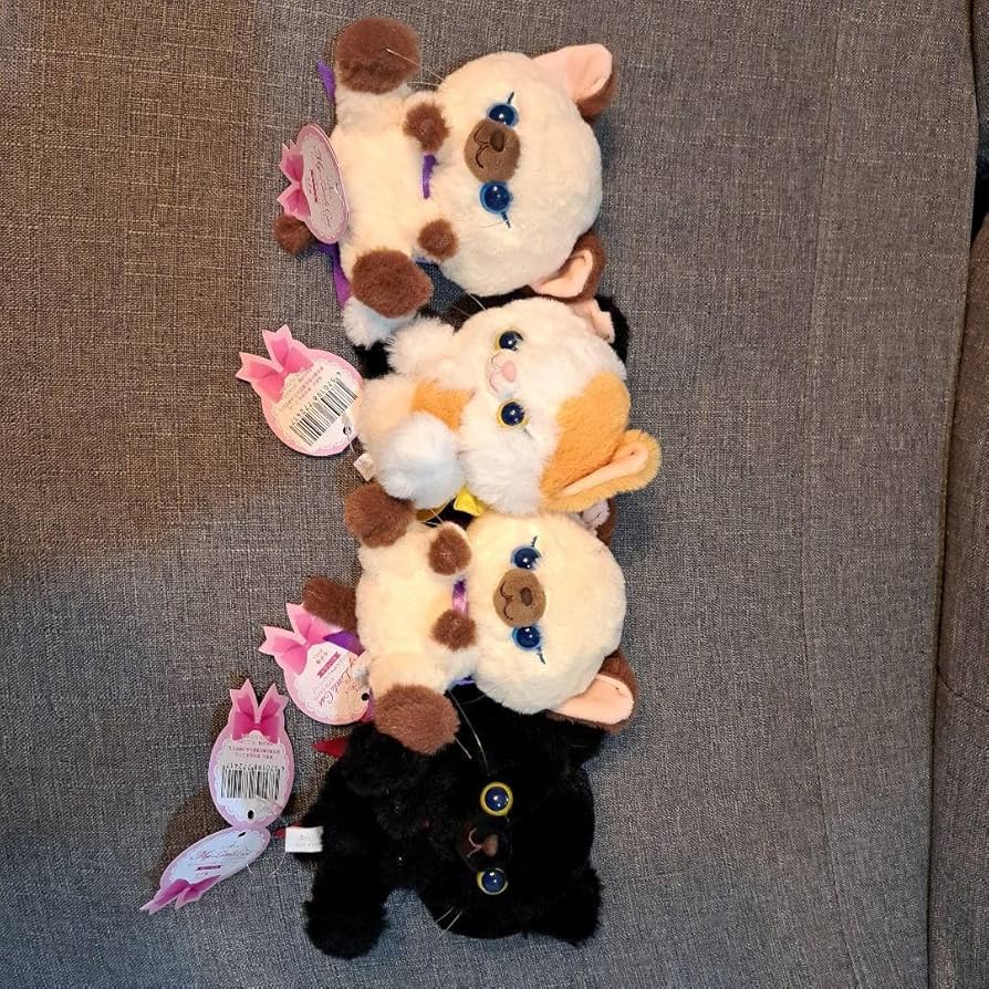 MY LITTLE CAT ぬいぐるみ セット Amazon.co.jp: マイリトルキャット 全3種 4体 ねこ ぬいぐるみ