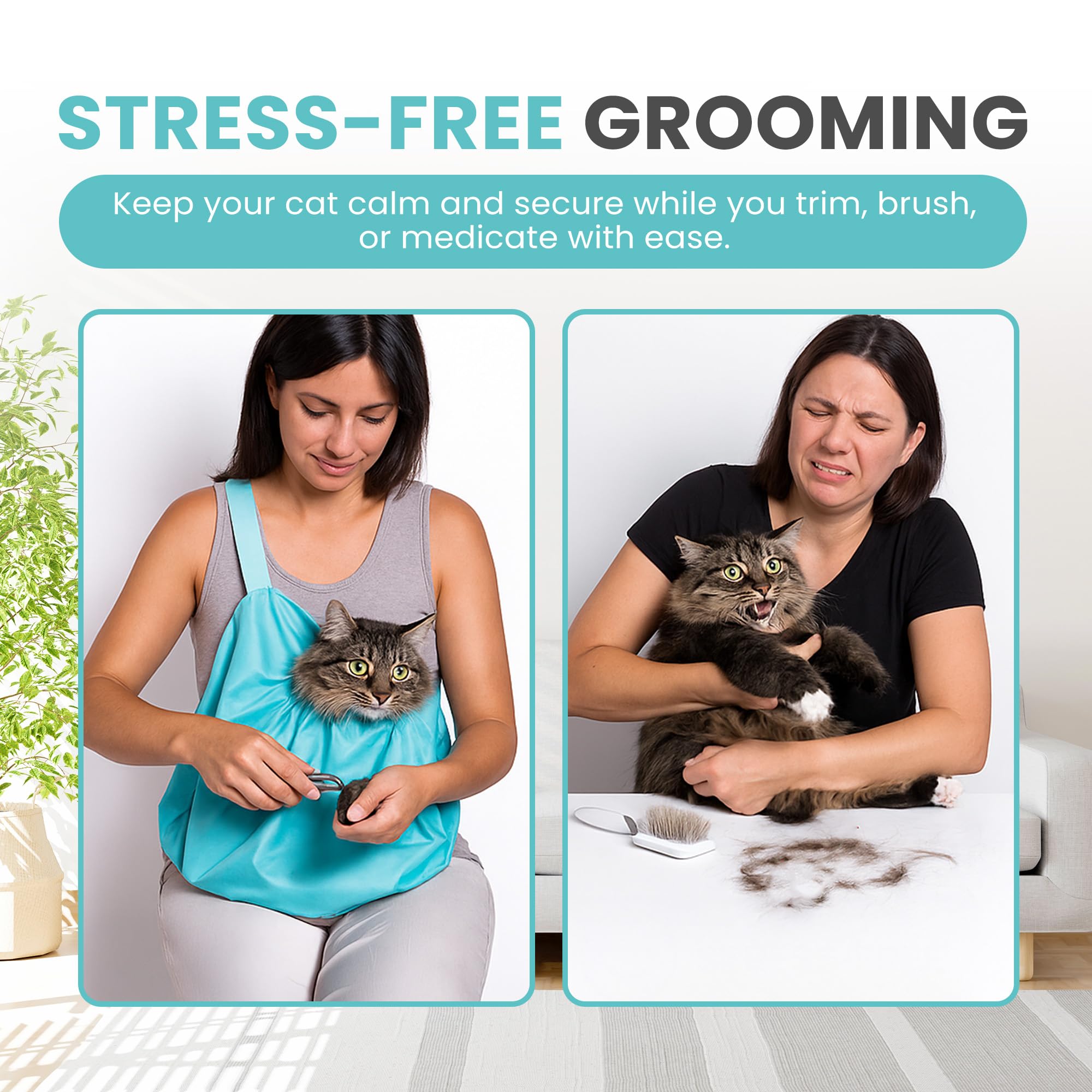 Purrfect della l' Originale Visto in TV. Il Vettore Comfy Cat & Grooming Sacco in One, One Size Fits Most, Lexi Myrtle