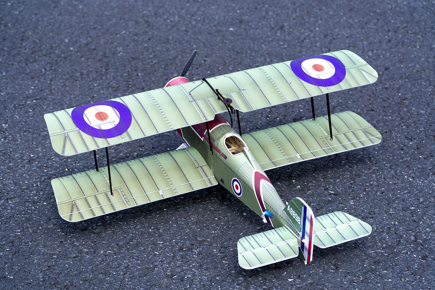 VilogaRC E33 S.E.5A 800 mm Spannweite PP-Schaum RC Flugzeug Starrflügel Doppeldecker Warbird – Kit