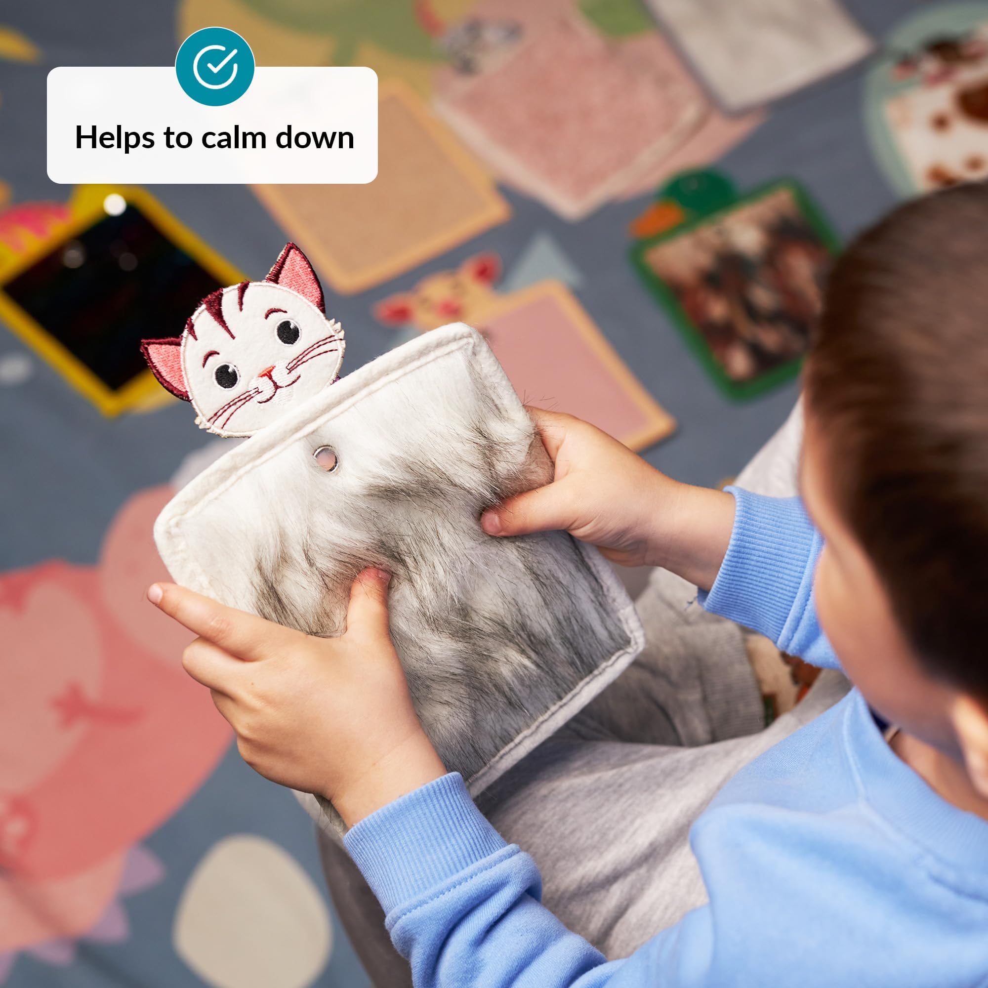 Tappetini sensoriali per bambini | Piastrelle sensoriali per bambini | Tappetini sensoriali per bambini autistici | Supporto per la ricerca sensoriale dei bambini (Pets 6-Pack)