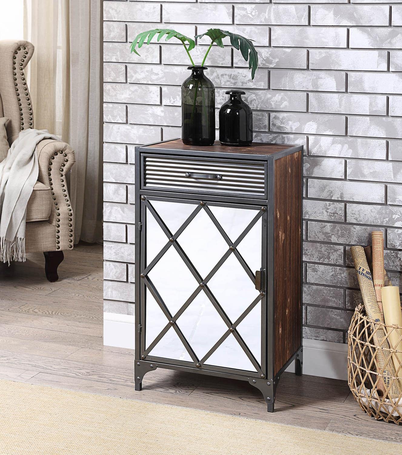 Amazon.co.jp: 4D Concepts トレントキャビネット 16.7 x 12.8 x 30.7