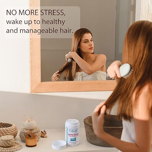 Miniatura 6 de Combo Chelly Sistema de rejuvenecimiento capilar sin formaldehído, 32 onzas líquidas + champú clarificante 16 fl oz