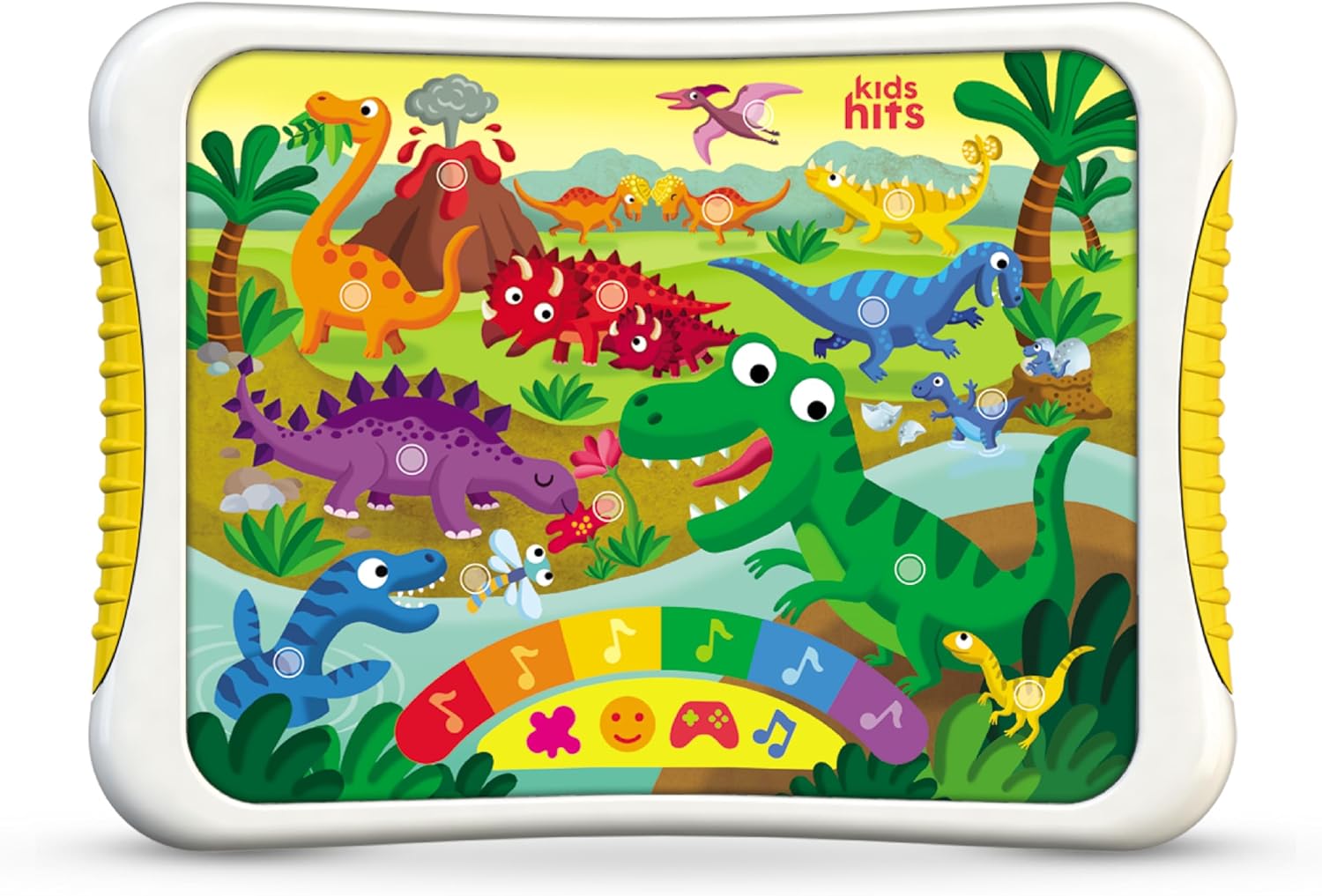 Kids Hits Dino Friends Hit Pad – Interactive Toddler Learning Toy with Lights, Dinosaur Sounds & Music – Educational Toy for Kids Age 3+