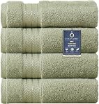 COZYART Lavender Luxury Bath Towel Set, Turkish Cotton Hotel Towel Bulk for Bathroom, Thick Bathroom Sets of 6 Pcs with 2 Large Bath Towels, 2 Hand Towels, 2 Washcloths, 650 GSM.