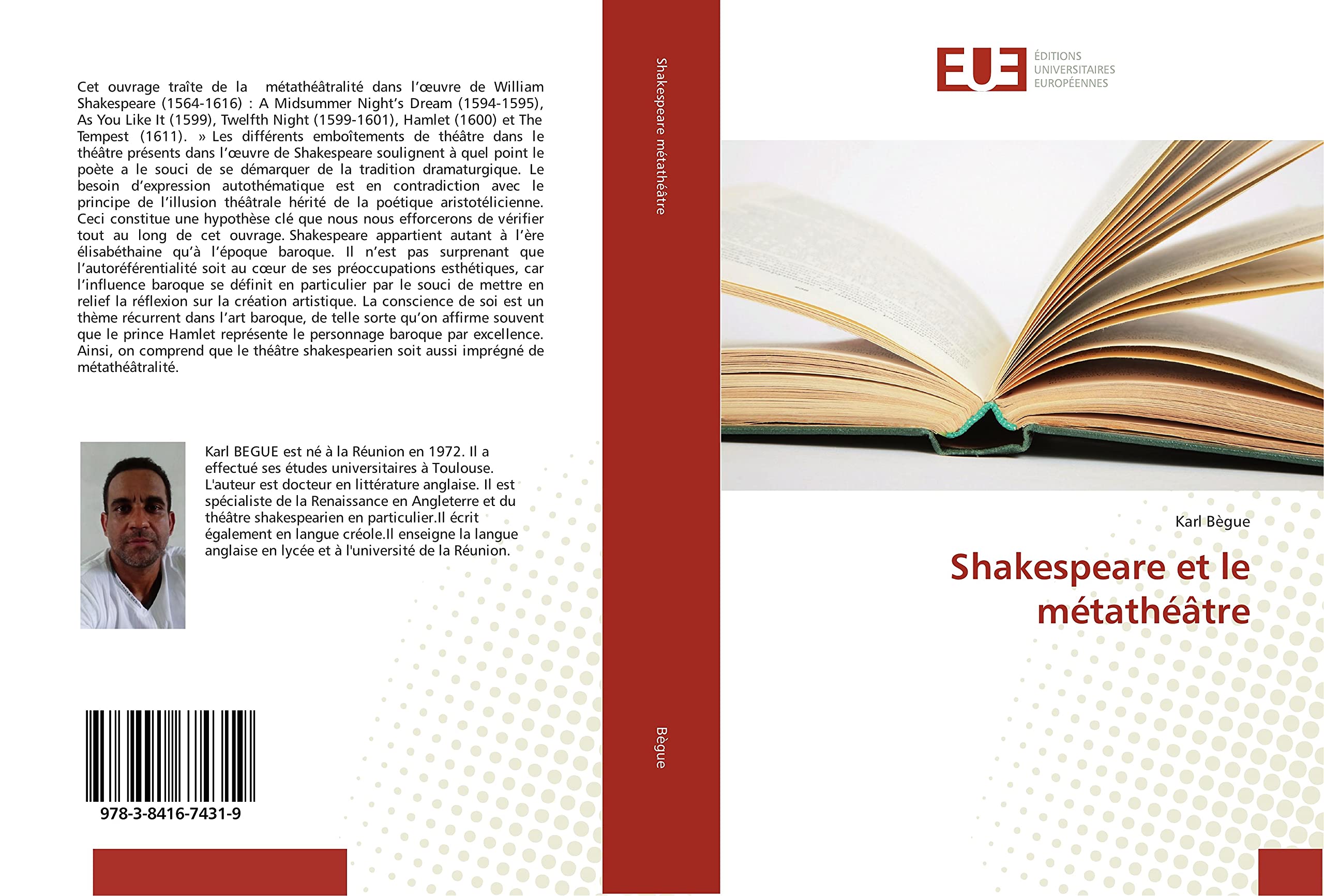 Shakespeare et le métathéâtre Livre critique littéraire broché