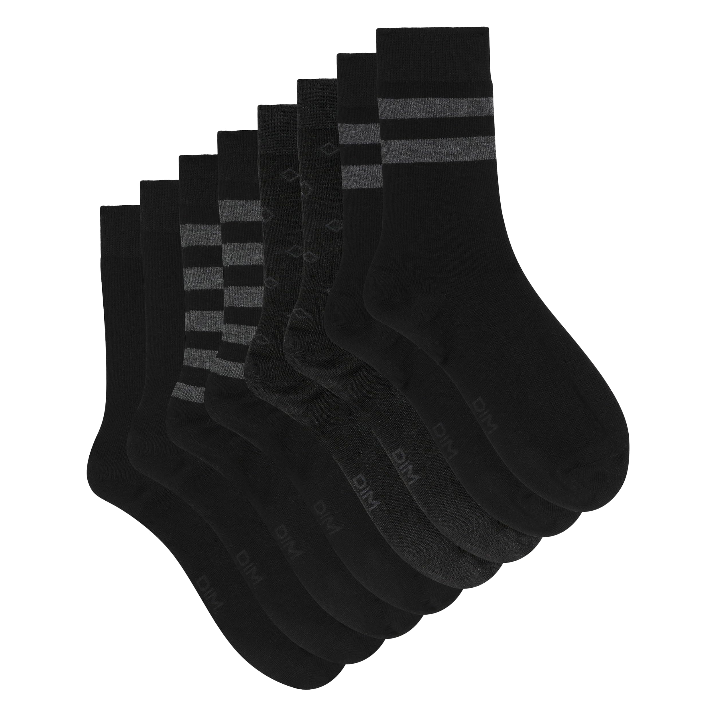 DIM Socks EcoDIM Style Stripes x4