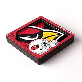 YouTheFan NFL Arizona Cardinals 3D Logo Series Magnets