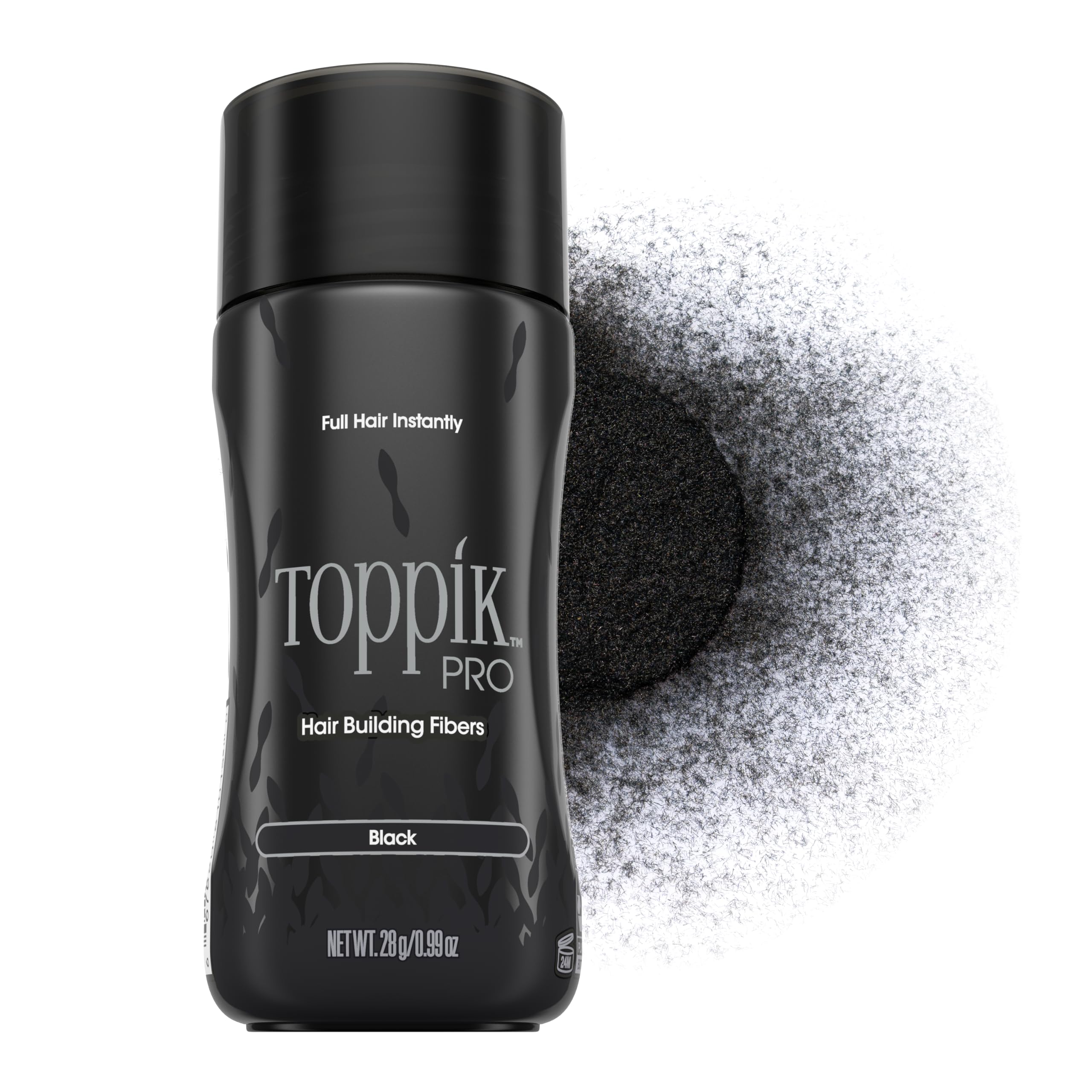 Toppik PRO Hair Building Fibers, Fill in Fine or Thinning Hair for Clients Instantly Thicker, Fuller Looking Hair, Available in 9 Shades and 4 size options