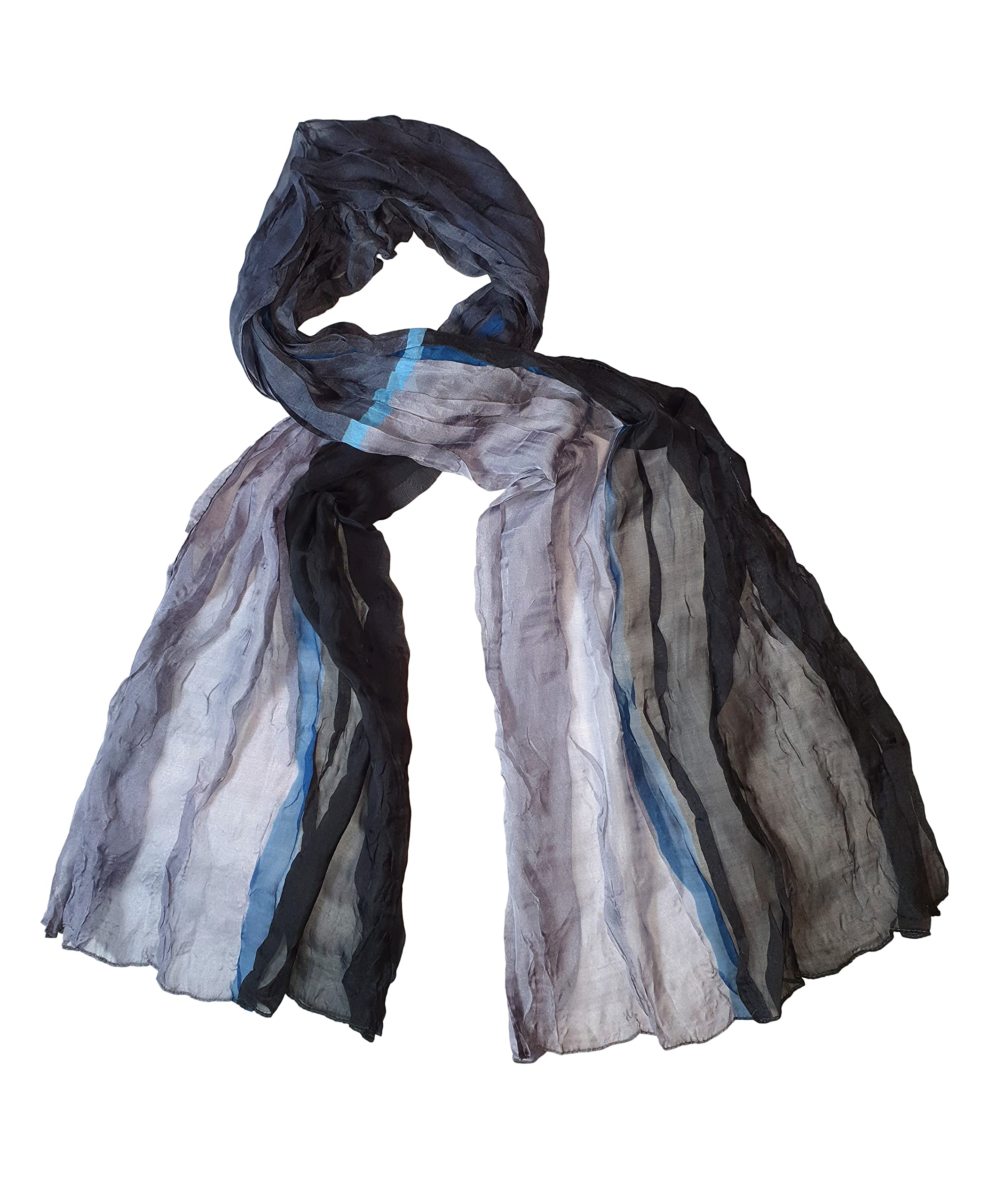 Posh Gear Donna Uomo sciarpa di seta Marinseta 100% Seta