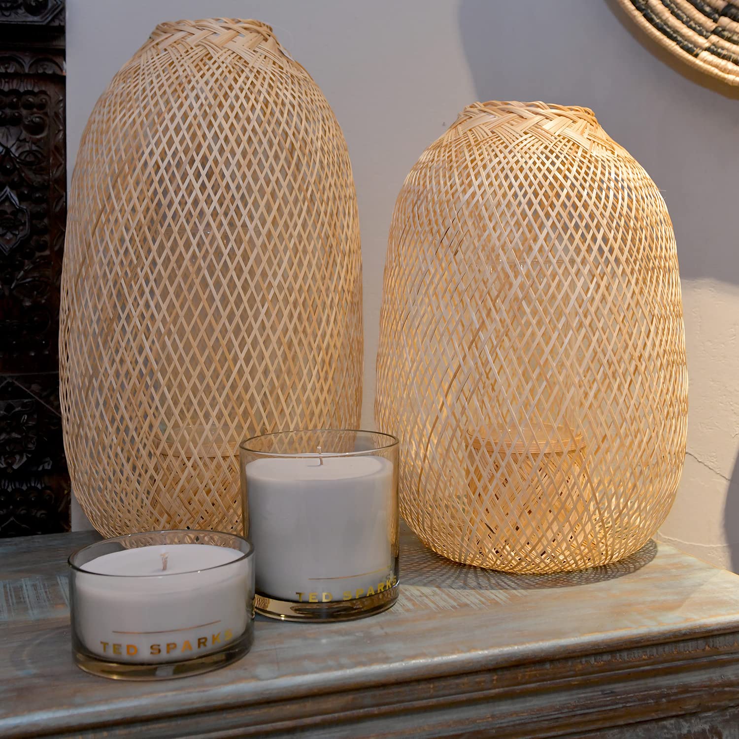 TED SPARKS, Duftkerzen, Magnum, Duftkerze, Duftkerzen im Glas, Geschenke für Frauen, Geschenkset, Naturel
