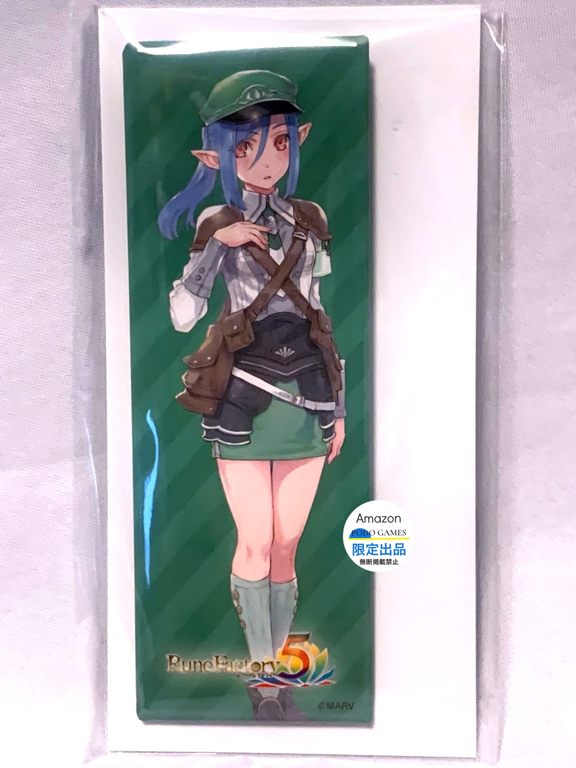 Amazon.co.jp: ルーンファクトリー5 オリジナル特典 ロング缶バッジ 