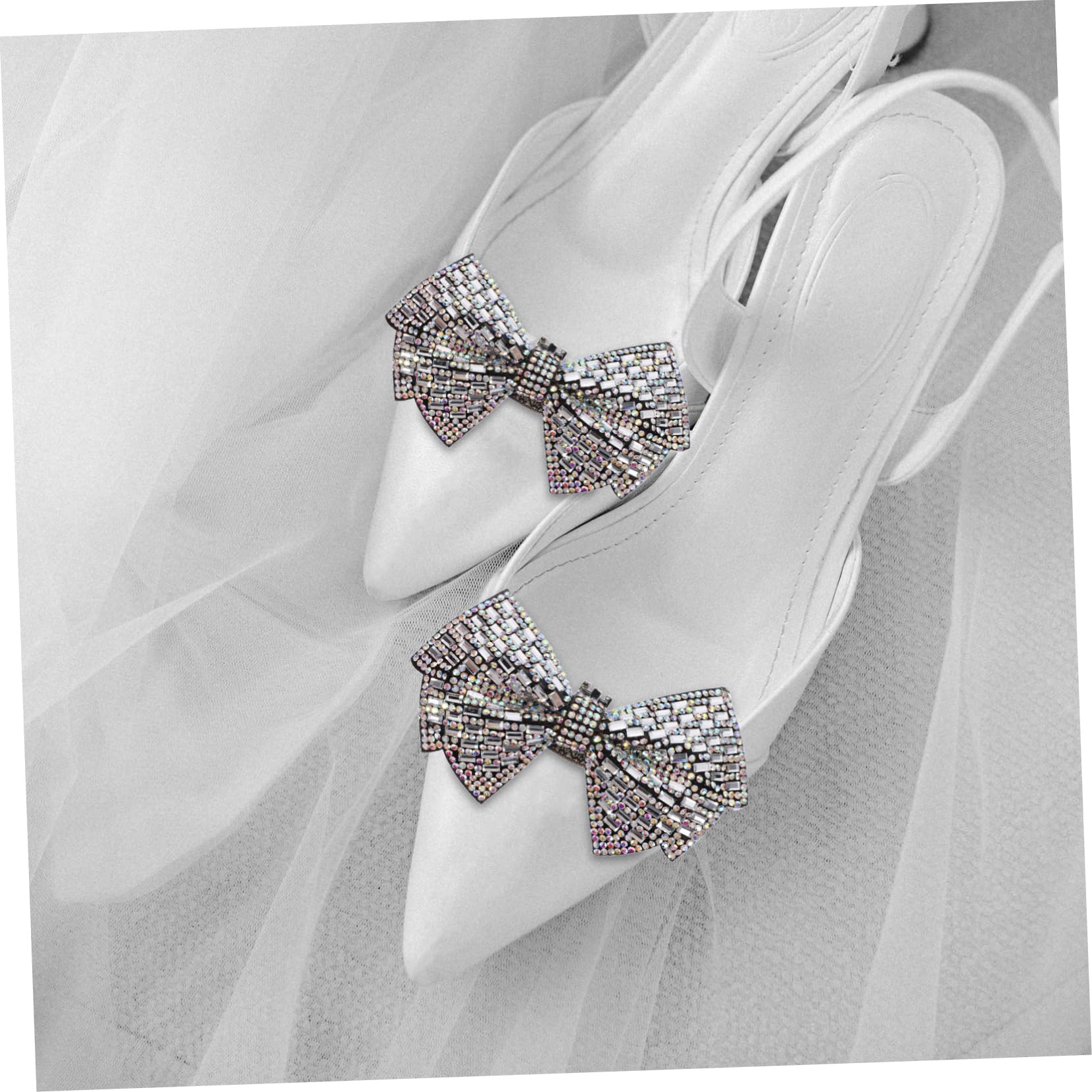 SHERCHPRY fiore scarpa fiocco fermagli per scarpe con fiocco nero e gioielli accessori decorazioni per accessori per ciondoli per da donna