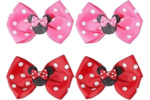 Minnie Mouse Headband for Toddler: Hair Clip, Baby Girl Mouse Ears Hair Bows Clips