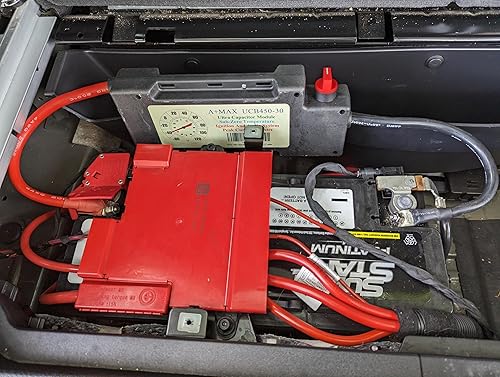 Miniatura 6 de UCB450-60, 15V, 90F, 900 amperios pico de arranque de condensador a bordo para clima frío para automóvil, camión y, amplificador de audio,