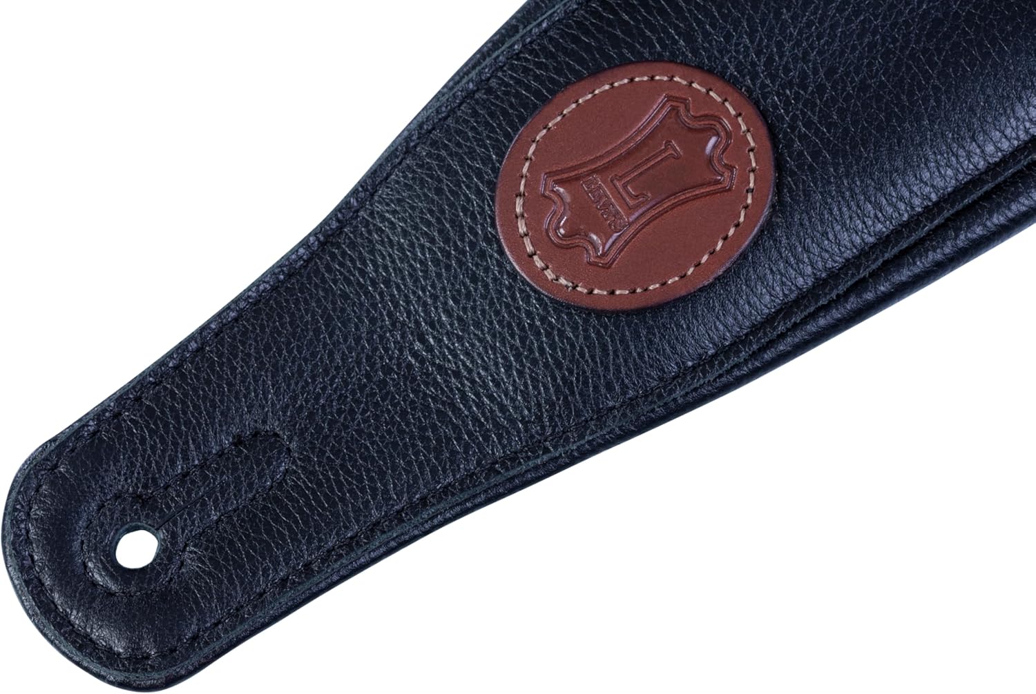 Levy's Leathers Signature Legacy Series 3" Wide Foam Padded Guitar Strap, Black (MSS2-XL-BLK)