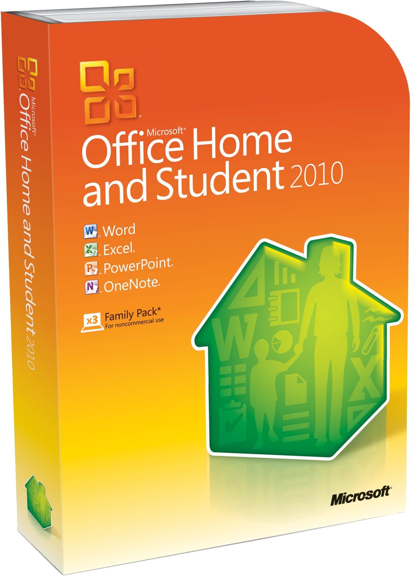 Microsoft Office 2010 Home & Student 3PC /1 User [OLD VERSION]