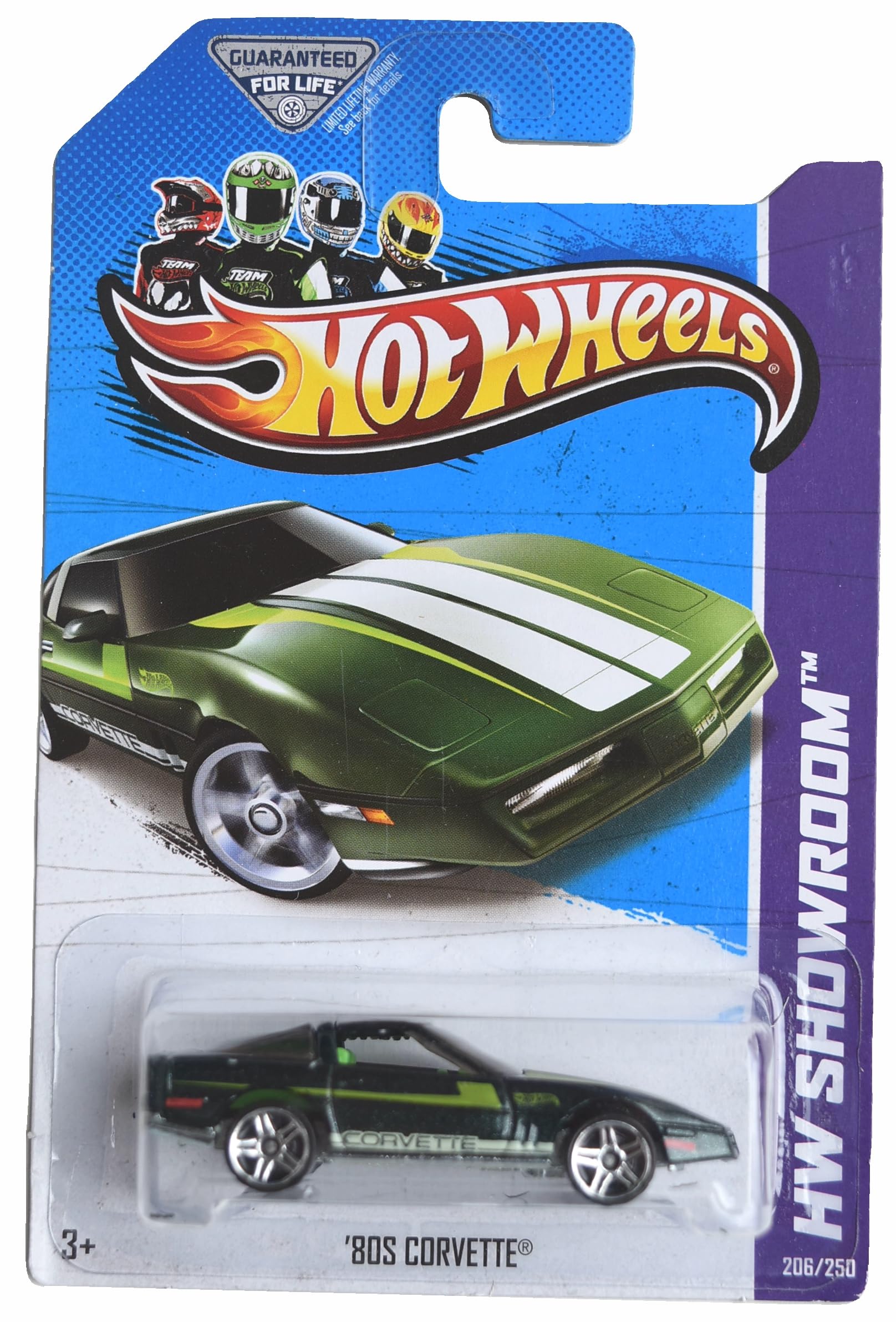 Amazon.com: Hot Wheels '80S Corvette, HW Showroom 206/250 [Green