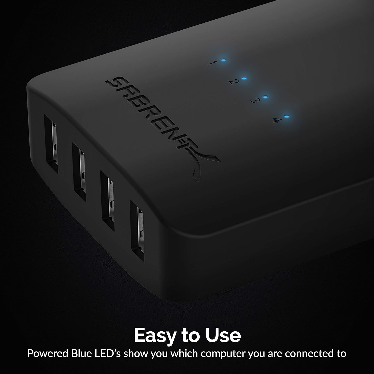 Discount Sabrent USB 2.0 Sharing Switch up to 4 Computers and Peripherals LED Device Indicators (USB-USS4) Limited Sabrent USB 2.0 Sharing Switch up to 4 Computers and Peripherals LED Device Indicators (USB-USS4)