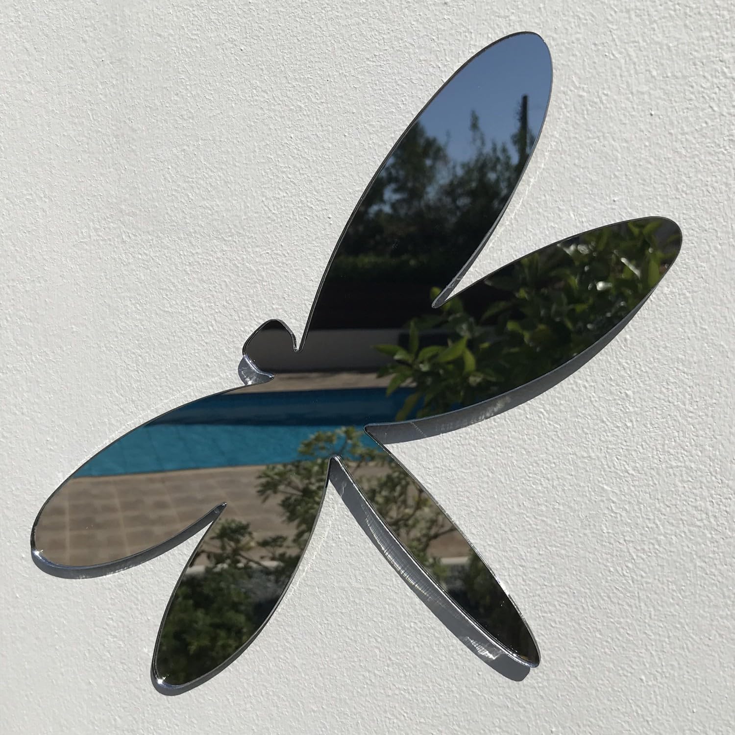 Servewell Silver Dragonfly Garden Mirrors-20Cm X 12Cm - Mirror