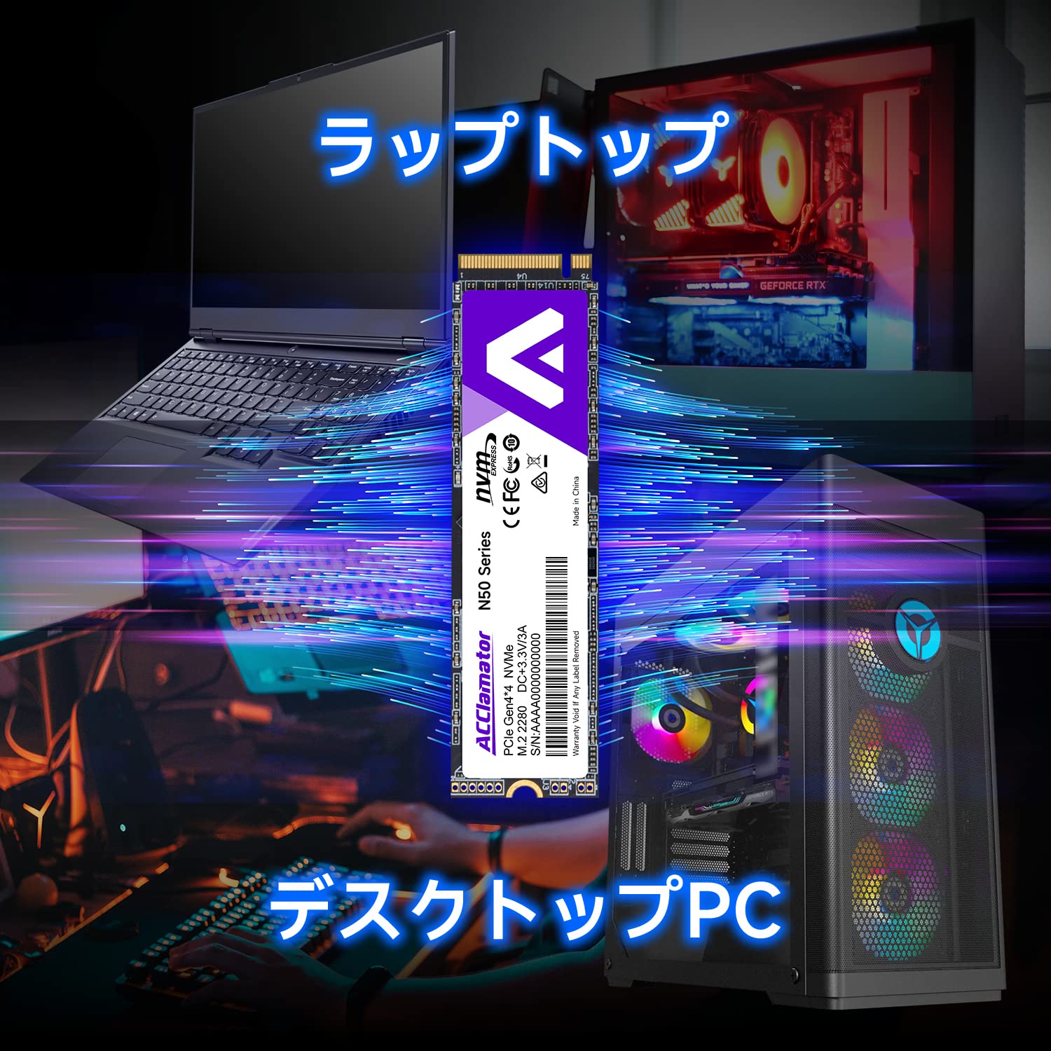 Amazon.co.jp: SSD NVMe 2TB PS5 PCIe Gen4x4 M.2 2280 Internal SSD