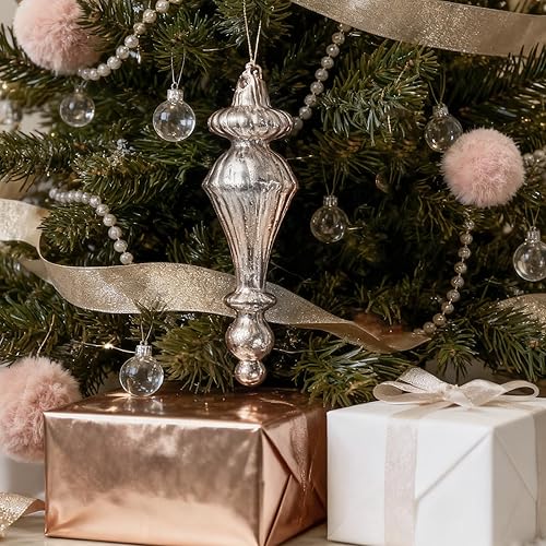 Miniatura 20 de DN DECONATION Deep Red Glass Christmas Ornaments, Set of 9, 3.15' Hanging Christmas Baubles for Xmas Tree Decoration, Wedding Party Gift