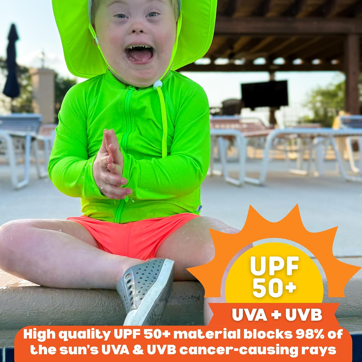 SwimZip Shorties - UPF 50+ Swim Shorts - Baby, Toddler, and Kids - Boys' or Girls
