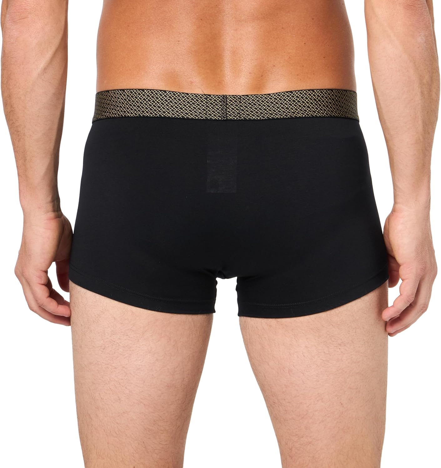 BOSS mens Two Pack Metallic Effect Jersey Cotton Trunk - Image 3