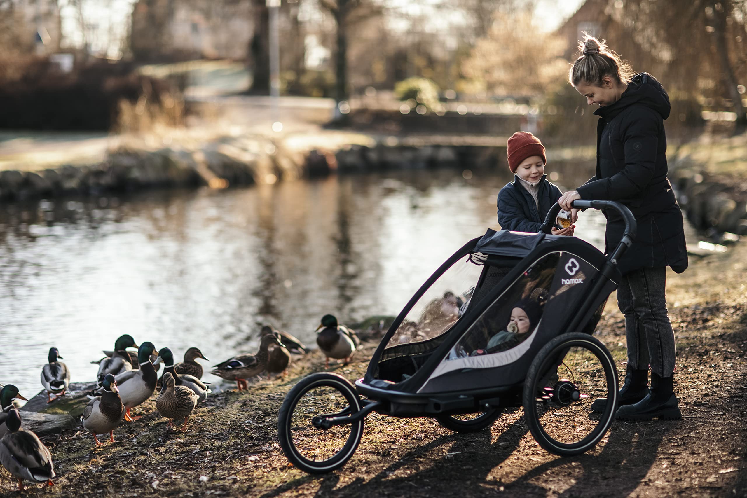 Hamax Cocoon Kinderfahrradanhänger: