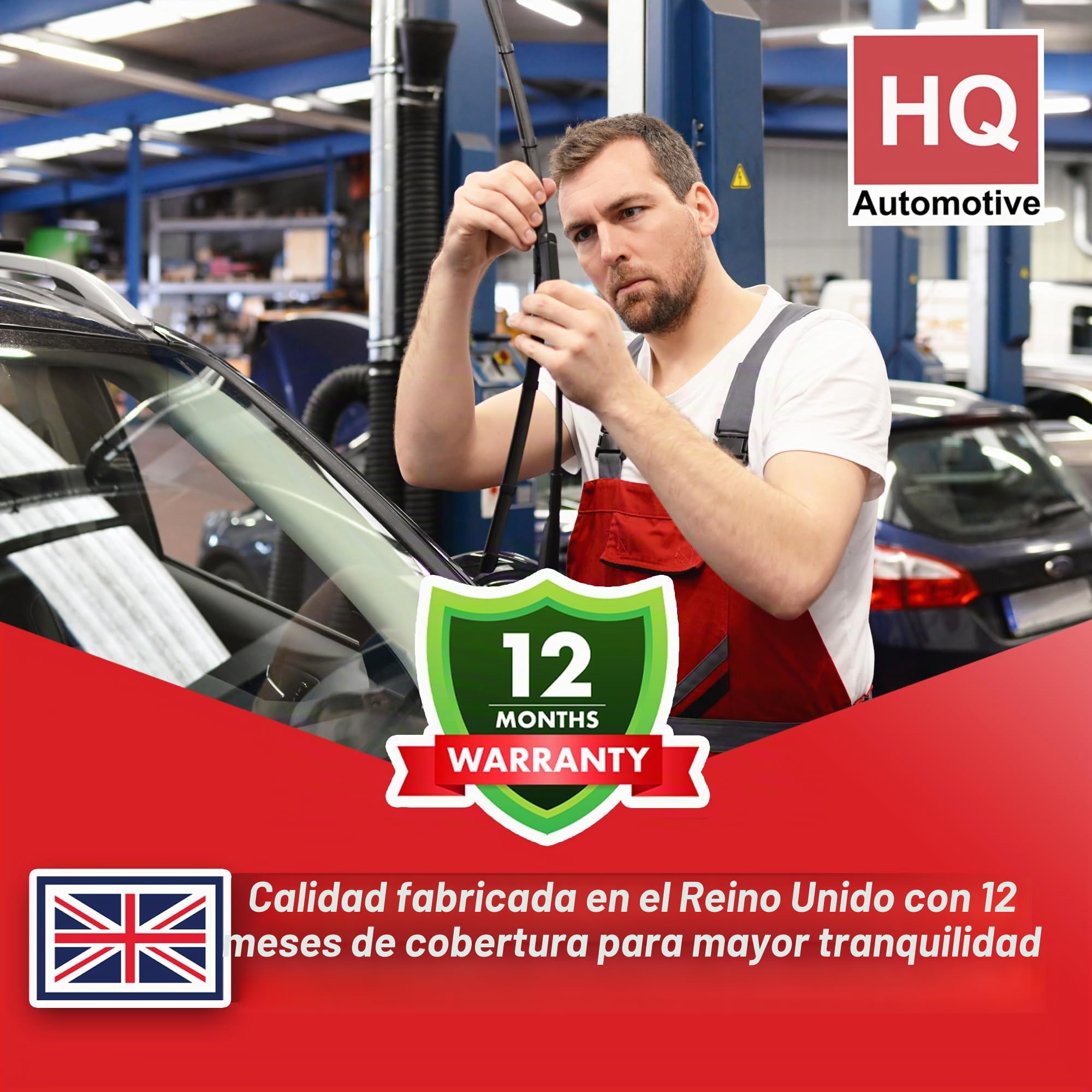 HQ Automotive Limpiaparabrisas para Dacia Sandero Stepway Hatchback (2021 y posterior) Kit de repuesto de limpiaparabrisas delanteros