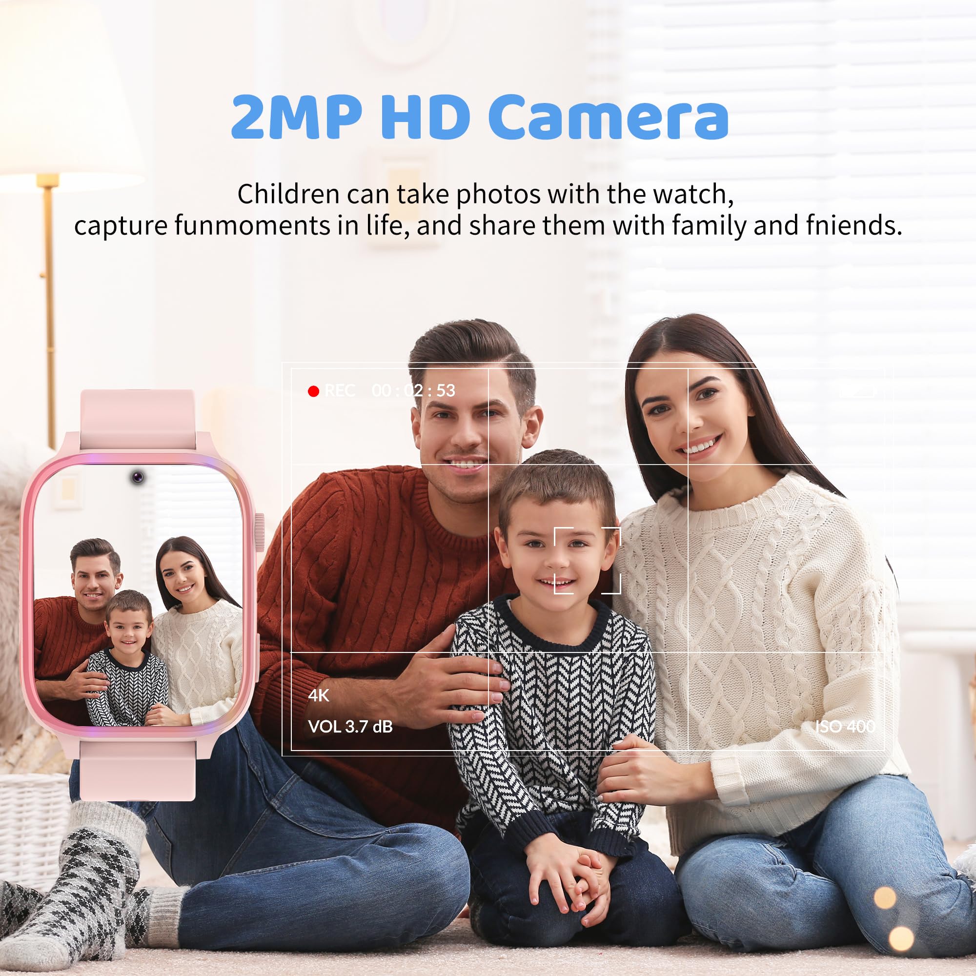 4G Smartwatch Niño con Localización en Tiempo Real y Modo Escolar WiFi