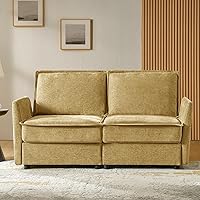 Vista 17 de HULALA HOME - Juego Moderno de Sofás de Chenilla, Sofá de 1 Plaza, Sofá de 3 Plazas, Juego de 2 Sofás Nube con Almacenamiento, Cómodos Sofás Butacas