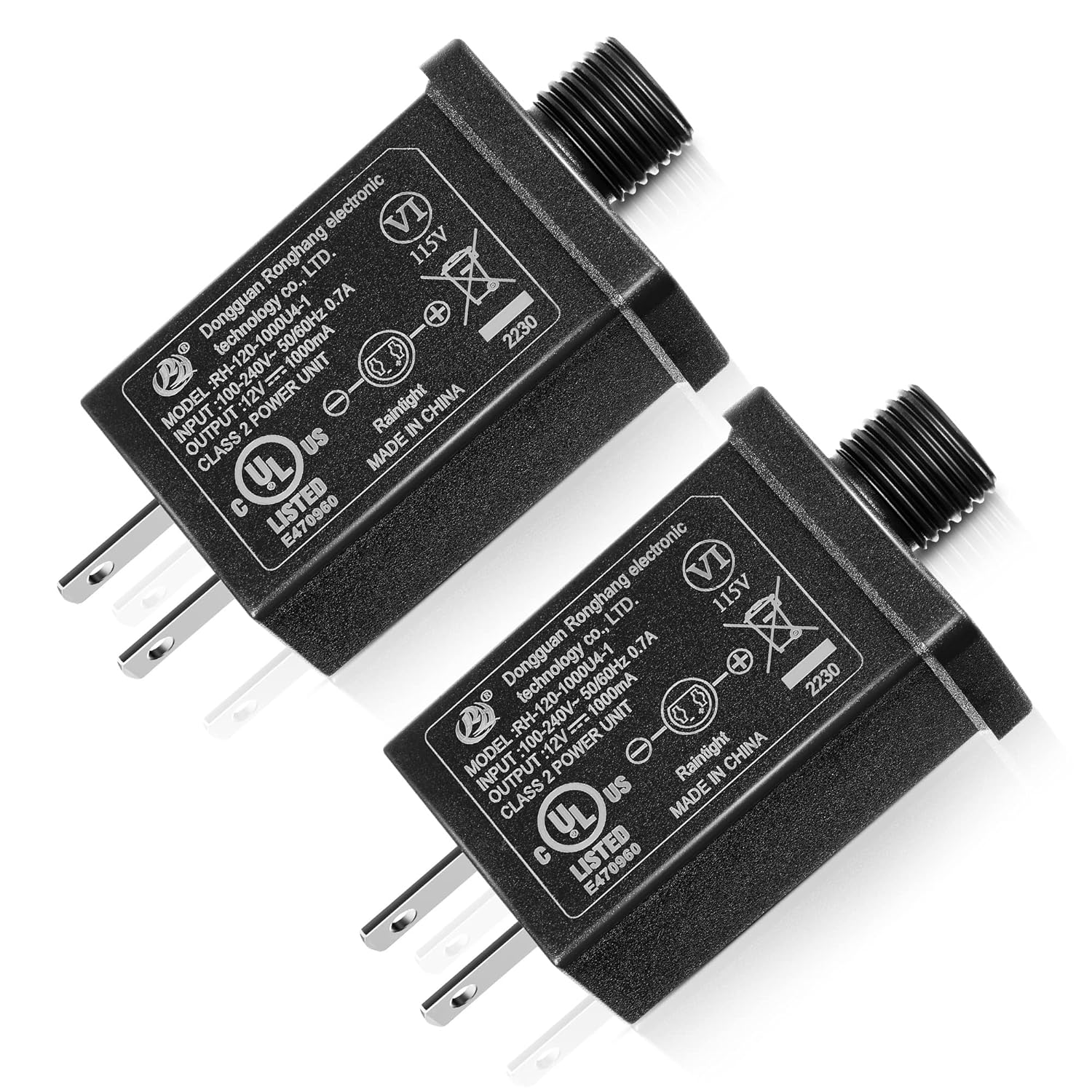 2 Pcs Class 2 Power Supply 12V 1A Inflatable Power Supply